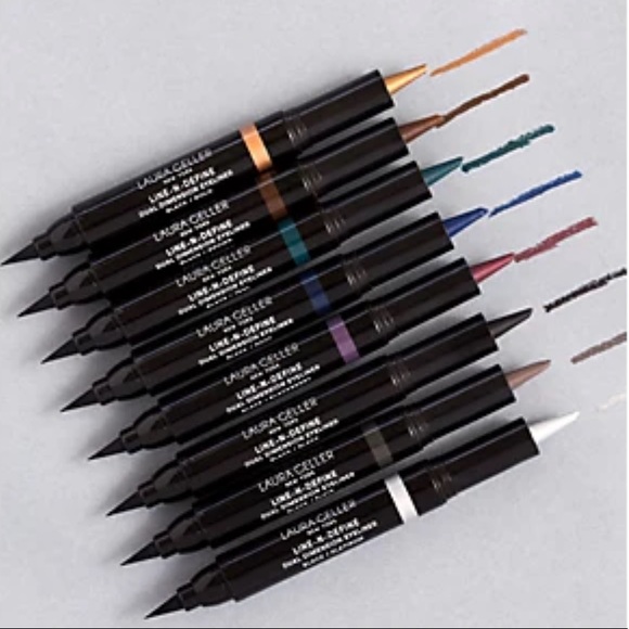 ✨ Laura Geller Line-N-Define Dual Dimension Eyeliner - Black/Gold - Picture 3 of 11